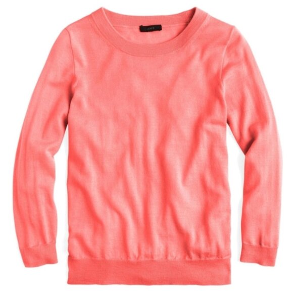 J Crew Tippi Crewneck sweater in Merino, XXL in Coral Pink - Picture 1 of 3